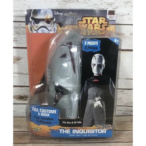 NEW Disney Star Wars Rebels The Inquisitor Action Suit Sith Full Costume & Mask - Picture 1 of 9